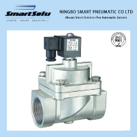 YSI nagynyomású dugattyú rozsdamentes acél mágnesszelep